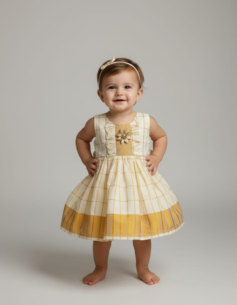 Traditional Kids Frock - FR12