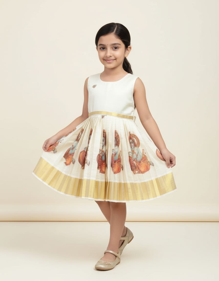 Traditional Kids Frock - FR2
