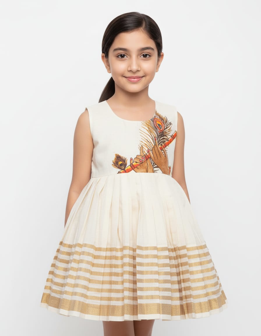 Traditional Kids Frock - FR5