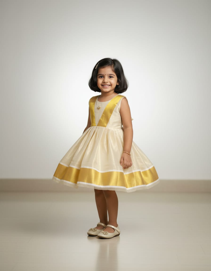 Traditional Kids Frock - FR6