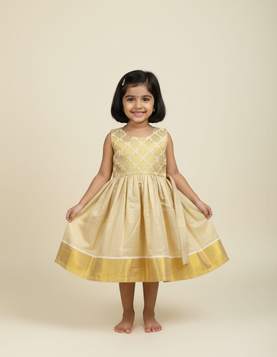 Traditional Kids Frock - FR8
