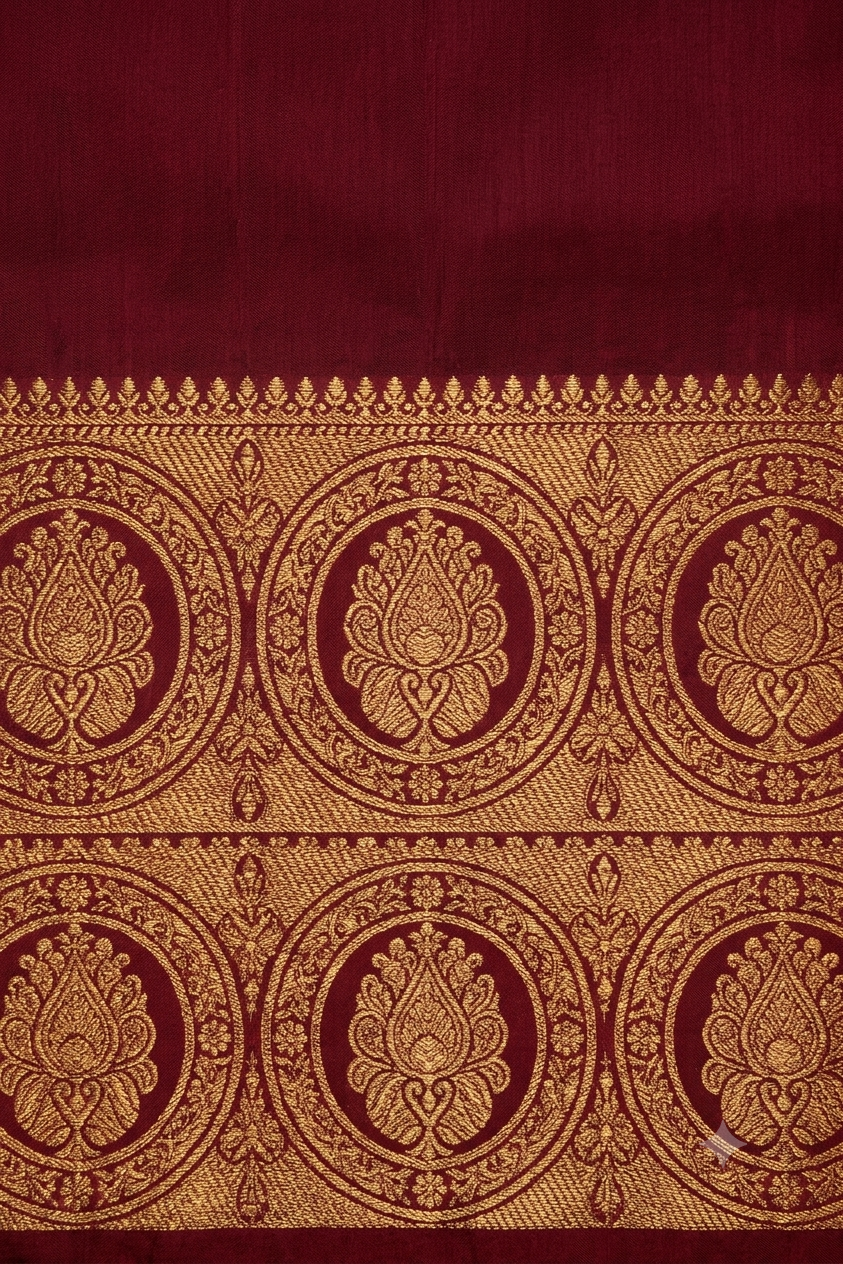 Girls South Indian Traditional Silk Pattu Pavada